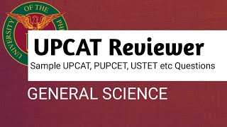 Entrance Exam Reviewer  UPCAT PUPCET USTET etc Common Questions With Answer in Science [upl. by Ferino]