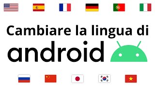 ANDROID  Come cambiare lingua dello smartphone [upl. by Ellyn897]