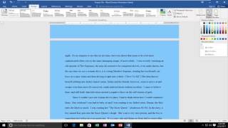 How To Change Page Color In Microsoft Word [upl. by Honoria]