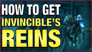 How to Get Invincibles Reins Mount Guide WoW  Lich King Mount  World of Warcraft  ICC Mount Farm [upl. by Yramanna]