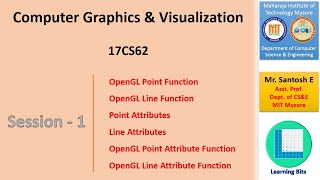 OpenGL Computer Graphics  Session1  Points amp Lines [upl. by Dor]