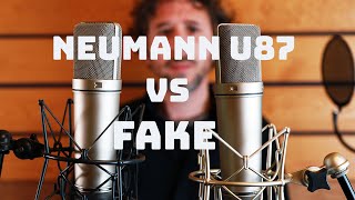 Neumann U87 ai vs Fake [upl. by Celestyna452]