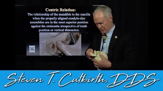 Fundamentals of Occlusion  Dental Minute with Steven T Cutbirth DDS [upl. by Edlitam]