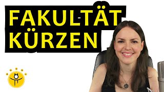 FAKULTÄT kürzen – Beispiel berechnen Rechenregeln Fakultäten einfach erklärt [upl. by Amsed714]