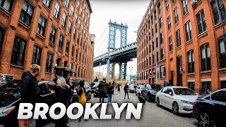 ⁴ᴷ⁶⁰ Walking NYC Narrated  Downtown Brooklyn Brooklyn Heights Brooklyn Bridge Park amp DUMBO [upl. by Kliman]