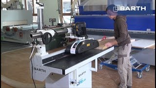 Schleifmaschine Rundprofil und Fasen RFM 320S von BARTH [upl. by Yentruok]