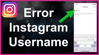 Instagram Username Can Only Contain Letters Numbers Underscores amp Periods [upl. by Christa]