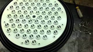 Hayward EC40 Pool Filter Tube Sheet Repair Part 009 [upl. by Manley]