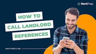 How To Call Tenants Landlord References [upl. by Orodisi]