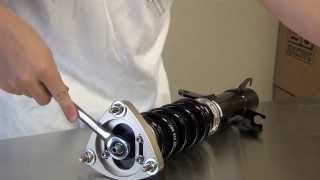 BC Racing Coilovers How To Adjust Spring Preload [upl. by Ahsienroc]