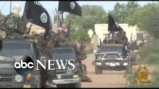 Extremists attack US military base in Somalia  ABC News [upl. by Nurav623]