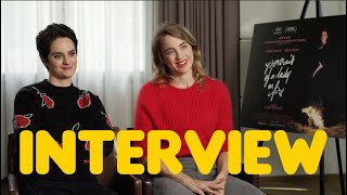 Noemie Merlant and Adele Haenel Interview for Portrait Of A Lady On Fire 2020 [upl. by Ttemme]