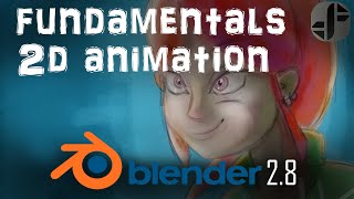 The Fundamentals of 2D animation in blender 28  Tutorial [upl. by Nybbor446]