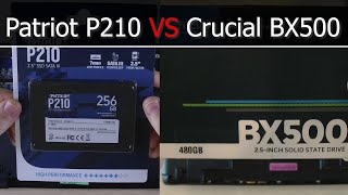 Patriot P210 VS Crucial BX500 [upl. by Eeb]