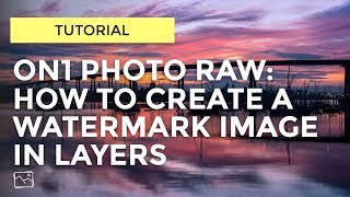 ON1 Tutorial  How To Create A Watermark Image [upl. by Myo]