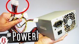 HOW TO Start amp Reuse A Computer Power Supply WITHOUT A Computer  PC ATX PSU Upcycling DIY reuse [upl. by Saref214]