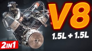 We turn 2 Lada inline4s into a V8 [upl. by Rorrys]