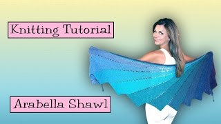 Knitting Tutorial  SKEINO Arabella Shawl [upl. by Hay829]