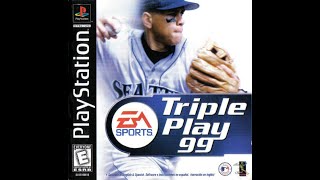 Triple Play 99 PlayStation  Atlanta Braves at New York Yankees [upl. by Ylaek]