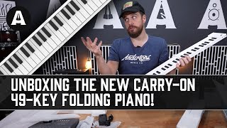 The World’s Most Portable Keyboard Just Got Smaller  CarryOn 49Key Folding Piano [upl. by Ahsatal245]