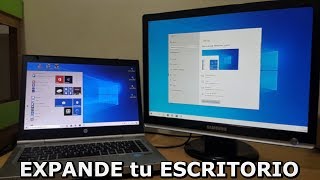 CONECTAR PANTALLA EXTRA A TU LAPTOP O PC 🖥️ SUPER FÁCIL  WINDOWS 10 [upl. by Sherfield]