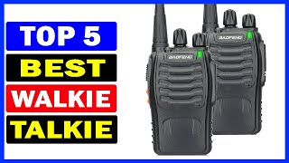 Top 5 Best Walkie Talkie Of 2024 [upl. by Gallagher534]