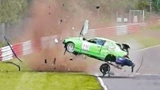 NÜRBURGRING CRASH COMPILATION  NORDSCHLEIFE CRASHES amp FAIL COMPILATION  VLN [upl. by Ahsilif]