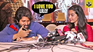 Vijay Devarakonda and Rashmika Mandanna Special Interview About Dear Comrade  Manastars [upl. by Sicard994]