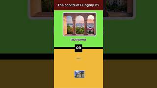 Guess The Capital City Of The Country  Capital City Quiz wouldyourather guessthecapital shorts [upl. by Hogle933]