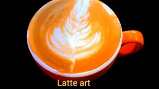 latteeart  speciality  coffee  Barista skillcreative coffee [upl. by Atirihs]