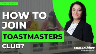 How to join a Toastmasters club [upl. by Yrailih]