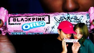 TASTING BLACKPINK OREOS  Feat my Gf [upl. by Erreip860]