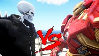 GHOST RIDER VS HULKBUSTER  EPIC BATTLE [upl. by Schrick]