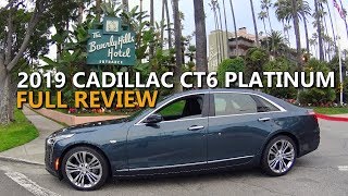 2019 CADILLAC CT6 PLATINUM AWD  Full Review and Road Trip [upl. by Edita]