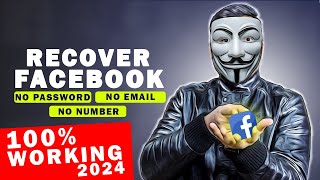 Recover HACKED Facebook Account Without Email Password And Number  Facebook Hacked ID Recovery 2024 [upl. by Trela]