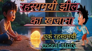 rahasyamayi jheel ka khajana  moral story  hindi kahani motivational story [upl. by Eta]