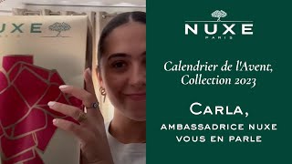 Découvrez le calendrier de lAvent NUXE  Carla [upl. by Ebony]