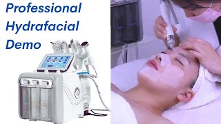 How to Do a Hydrafacial Treatment with 6 in 1 Professional Hydro Dermabrasion Machine  Training [upl. by Libbey]