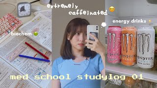 STUDY VLOG med school exams what i eat in a day cutting my own hair [upl. by Kaja492]