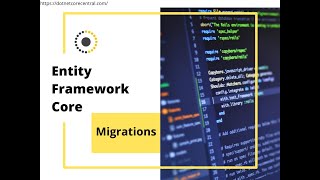 Migrations in Entity Framework Core Table creation through code [upl. by Ise454]