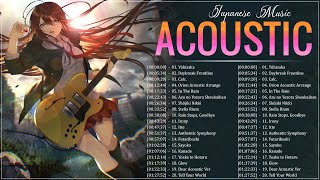 Best Acoustic Japanese Songs Anime  Acoustic Japanese Best Songs Hits Playlist 2023 [upl. by Leihcar426]