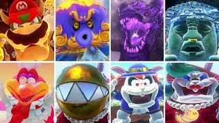 Super Mario Odyssey Movie  All Main Story Bosses [upl. by Oralla177]