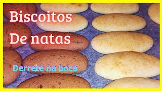 BOLACHAS DE AMIDO COM NATAS [upl. by Debera]