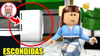 🤣Me escondo como OBJETOS en Brookhaven😆Roblox [upl. by Karlens]