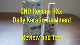 CND Rescue Rxx Nail Review and Test [upl. by Netaf]