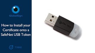 How to Install your Certificate onto a SafeNet USB Token [upl. by Eelyac494]