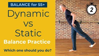 Dynamic vs Static Balance Practice [upl. by Zeuqram]