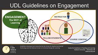 Universal Design for Learning Part 3 Engagement Strategies [upl. by Enniotna]