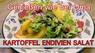 Genießen wie bei der Oma KARTOFFEL  ENDIVIENSALAT saisonaler Wintersalat [upl. by Anole880]