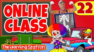 Online Class for Kids 22 ♫ Down by the Bay ♫ Brain Breaks for Kids ♫ by The Learning Station [upl. by Macleod]